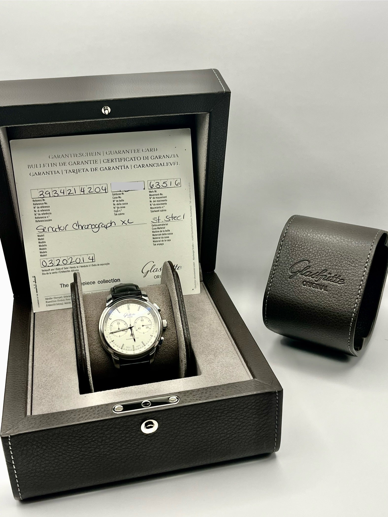 Glashütte Original BOX GLASHÜTTE ORIGINAL SIXTIES CHRONOGRAPH - SKU: 48931 - BQ Watches