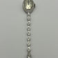 Vintage Women's Omega 14k White Gold & Diamond Cocktail Watch